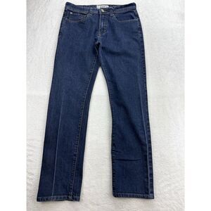 Akademiks Jeanius  Dark Denim Jeans Men‎ 32x32 Straight Leg Mid Rise Blue Denim